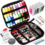 Portable Sewing Kit for Adults, Kids,Teens,Grandma,Beginner, Traveler, Emergency Repair, Home DIY, Mini Sewing Supplies Accessories with Thread, Scissors, Needles, Measure etc