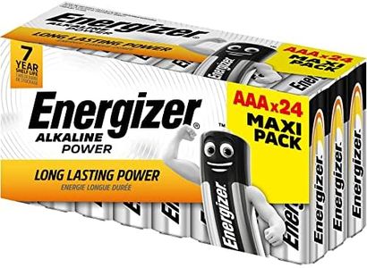 Energizer Alkaline Power - Pack de 24 pilas Alcalinas AAA/LR03
