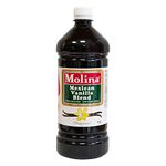 Molina Mexican Vanilla Blend 1 L / 33.3 oz (1 Bottle, 1L Total) | Pure Vanilla Extract & Artificial Vanilla Blend | Authentic Mexican Flavouring | Kosher | Quality Imported Baking & Extracts