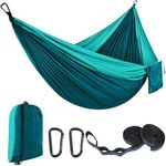 Outdoor Hammock Camping Hammocks Double hammock 300 x 200 cm,Ultralight Travel Hammock up to 300 kg,210T Parachute Nylon Hammock for Garden Beach (HLL3M)