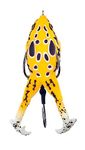 LUNKERHUNT Prop Frog Fishing Lure for Bass Fishing | Realistic Frog Lure with Prop Action (Sunrise) | Trout and Pike Bait, Freshwater Lure with Hollow Body, Weedless Hooks