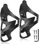 Gazeer 2 Pack Ultra-Light Full Carbon Fiber Water Bottle Cage, Bike Water Bottle Holder Brackets for Road & Mountain Bike