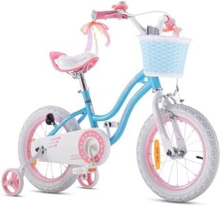 RoyalBaby Girls Bike Stargirl Bicycle, 14-16 Inch for Toddlers & Big Kids