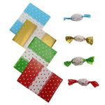 Penta Angel 400Pcs Candy Wrappers Twisting Caramel Wax Paper Sweets Lolly Baking Nougat Wrapping Paper for Homemade Christmas Chocolates Candies Packaging