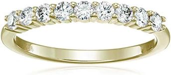 1/2 ctw Petite Diamond Wedding Band in 14K Yellow Gold Size 7