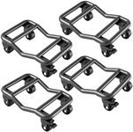 Car Dolly Set of 4, 9000 LBS Capacity Universal Vehicle Moving Dolly for Cars, SUVs, Motorcycles & Boats, Low-Profile Wheel Skates for Garage, Workshop and Marine Use