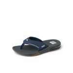 Reef Men's Fanning Flip-Flop, Navy Shadow, 10 UK