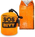 MEKKAPRO SOS Emergency Thermal Bivy Sleeping Bag with Survival Whistle, Survival Bivvy Sack, Mylar Emergency Blanket for Survival, Thermal Blanket for Outdoor