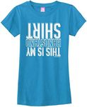 Threadrock Big Girls' This is My Handstand Shirt Fitted T-Shirt S Turquoise