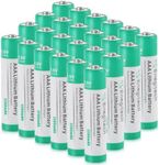 Enegitech AAA Lithium Batteries, 1.5V Non-Rechargeable Triple AAA Battery for Water Leak Detector TV Remote Control Hygrometer Flashlight (AAA 24 Pack)