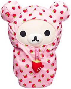 Rilakkuma San-X Original Sleeping Bag Plush Series (Korilakkuma - Strawberry)