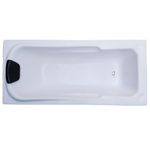 MADONNA Voyage Acrylic 5.5 feet Bathtub with Drainage Accessories (White)