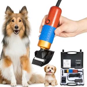 WEMAKMAK 200W Electric Sheep Shears – Professional Animal Clippers with 2 Blades, 10ft Cord, Low-Noise & Safe Design for Sheep, Goats, Alpacas, Horses, Dogs, and Rabbits