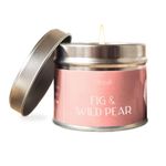 Pintail Candles Classic Tin (Fig and Wild Pear Home Fragrance) Scented Candles Long Burning (35 Hour Burn Time), Hand-Poured Scented Candles Gifts for Women - Genuine Pintail Candle Gift