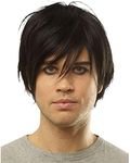 Costume Culture Men's Emo Wig, Blac