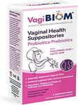 VagiBiom Lactobacillus Suppository: Microbiome Flora balance and Odor Control Regimen; Balance and Nourishes Healthy Flora; Paraben-Free Preservative-Free