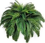 One 48 Inch 88 Branch Artificial Boston Fern Bush Plant Arrangement