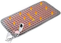 Heating Pad Electric Heating Pad For Dry Electric Heat Pad With Multiple Temp & Timer Settings Auto Off Heating Pads For Back Pain & Cramps Relief & Menstrual Pain Relief With Multiple Temp & Timer Settings