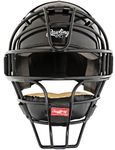 Rawlings AI2OS One-Size Catcher's Helmet (Black)