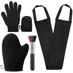 5 Pack Self Tanning Mitt Applicator Kit with Self Tan Mitt applicator Exfoliating Gloves Mini Self Tanner Applicator Mitt Self Tanner Mitt Tan Applicator Mitt Sunless Tanning Mitt Gloves