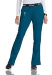 Grey's Anatomy 4275 3 Pkt Logo Waist Pant with Drawstring, Bahama, S Petite