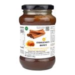 INDIGENOUS HONEY Raw Organic Honey with infused Cinnamon NMR Tested NPOP Organic Certified Pure Natural Unprocessed Sugar free Honey Immunity Booster- 530 g Glass Jar