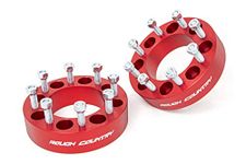 Rough Country 2" Wheel Spacers for 2001-2010 Chevy/GMC 2500HD | Pair - 1095RED