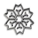 Honey-Can-Do 2-In-1 Snowflake Roset