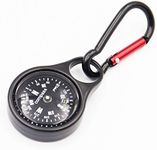 DETUCK Compass Keychain Portable Metal Survival Compass for Hiking Camping Outdoors