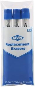 ALVIN Mechanical Pencil Eraser Replacement Pack - Premium Quality Erasers for Precision Erasing