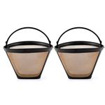 WANGCL 2 Pack Cone Coffee Filters Reusable Coffee Filter for Ninja Dual Brew Pro Compatible with Ninja CFP301 DualBrew Pro