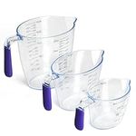 IWNTWY Plastic Measuring Cups Set, 