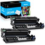 LeciRoba DR3400 Drum Unit for Brother DCP-L5500DN L6600DW HL-L5000D L5100DN L5100DNT L5200DW L6250DN L6300DW L6300DWT L6400DW L6400DWT MFC-L5700DN L5750DW L6800DW L6800DWT L6900DW (2-Pack)