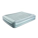 Hi-Gear Comfort King Size Inflatable Airbed, Outdoor Sleeping, Inflatable Mattress, Guest Bed, Festival Essentials, Camping Equipment, Camping Accessories, Brown