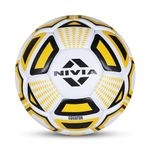 Nivia Equator Football Size-5 (Material : Leather , Color : Multicolor, Soccer)