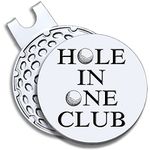 GEYGIE Hole in One Club Golf Ball Marker with Magnetic Hat Clip, Funny Golf Accessories Gifts for Men Women, Golf Gifts for Men Woman, Birthday Gifts for Golf Fan, Golf Novelty Gift