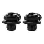 Sarplle 2PCS Air Valve Inflatable Boat Spiral Kayak Air Valve Caps Universal Replacement Screw Air Valve for Inflatable Boats, Air Mattresses, Fishing Boats, Canoes, Boats 22 mm