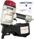 KEENTECH Pneumatic Siding Nail Gun for 1-3/4" to 2-3/4" 15-Degree Nails, Coil Siding Nailer with Bump Firing for Fast Nailing Speed, Coil Nail Gun for Pallet, Siding, Crating, Decking, Framing, CN70