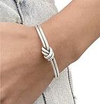 Handmade Sterling Silver Knot Cuff 