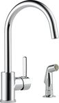 Delta Faucet P199152LF Peerless Apex, Single Handle Kitchen Faucet with Spray, Chrome