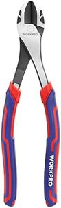 WORKPRO 8 Inch High Leverage Diagonal Pliers, Wire Cutters Heavy Duty in CRV Steel, Diagonal Cutters for Cutting Wires