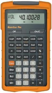 Calculated Industries 4325 HeavyCalc Pro Feet-Inch, Tenths, Yards and Metric Construction Math Calculator Tool for Engineers, Estimators, Excavators, Highway Contractors and Heavy Equipment Operators