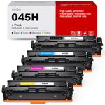 045H Toner Cartridge Replacement for Canon 045 045 H CRG-045 Work with Canon Color ImageCLASS MF634Cdw MF632Cdw LBP612Cdw LBP613Cdw MF632 MF634 Series Printer Toner (4 Pack)