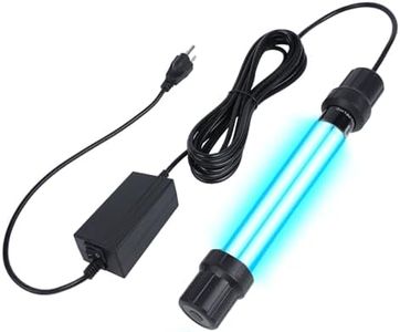 Ayamaxon 20W UV Submersible Sterilizer Light for Aquarium, Pond, Cold Plunge, Pool, Hot Tub – Ozone-Free UV-C Water Filter Lamp with Quartz Glass, Weighted Gravity Block