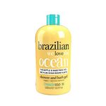 TreacleMoon Brazilian Love Bath & Shower Gel | Size - 500 ml | Natural Guarana Extract BodyWash Gel for Clean, Soft & Smooth Skin | Paraben Free & Vegan Friendly | Suitable for All Skin Type