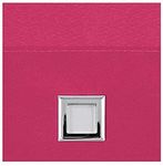 ROLLER BLIND BLINDS CHROME SQUARE EYELET EDGE TRIMABLE WITH FITTING (PINK/FUCHSIA, WIDTH 60CM (24") X DROP 160CM (63"))