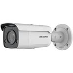 Hikvision - Outdoor PoE IP Camera Bullet 4K Ultra HD Professional 4mm ColorVu Hikvision AcuSense White Led Deep Learning - DS-2CD2T87G2-L(4mm)