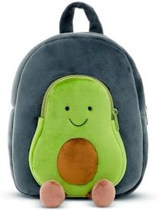 blue tree Cute Kids Backpack Toddler Bag Plush Animal Cartoon Mini Travel Bag for Baby Girl Boy 1-5 Years (small, Avocado Blue, Avocado Blue)
