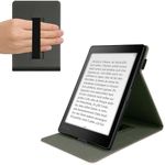 kwmobile Cover Compatible with Kobo Aura ONE - Case with Strap + Stand - Rose Gold