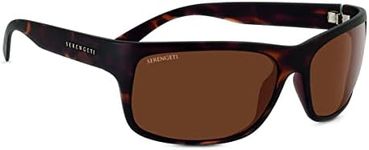 Serengeti 8300 Pistoia Sunglass, Satin Dark Tort Frame, Polarized Drivers Lens